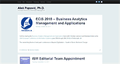 Desktop Screenshot of alespopovic.com