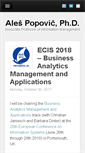 Mobile Screenshot of alespopovic.com