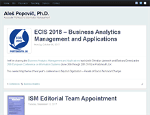 Tablet Screenshot of alespopovic.com